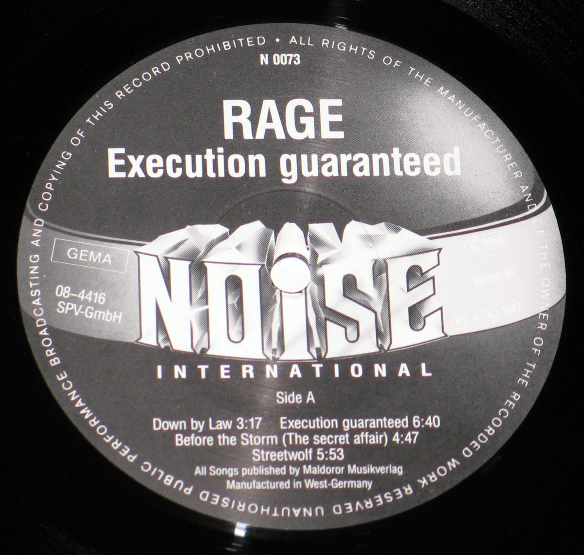 High Resolution Photo of rage execution guaranteed 